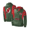 New Jersey Devils Green Pullover Hooded Jacket