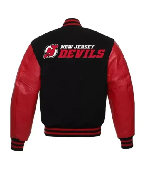 New Jersey Devils Red And Black Jacket