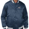 New Orleans Pelicans Navy Blue Satin Full Snap Jacket