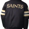 New Orleans Saints Cartwright Satin Black Jacket
