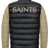 New Orleans Saints Hallie Heller Puffer Zip Jacket