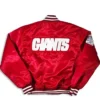 New York Giants 80s Super Bowl Satin Red Jacket