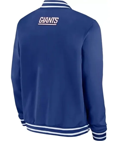 New York Giants Blue Sideline Coaches Jacket