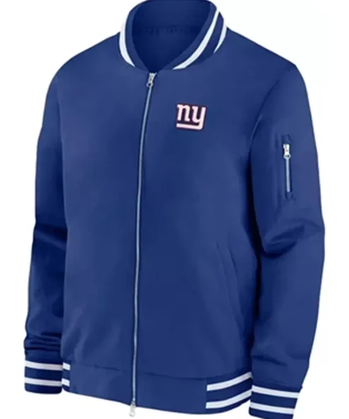 New York Giants Sideline Blue Coaches Jacket