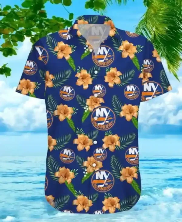 New York Islanders Hawaiian Printed Shirt