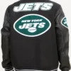 New York Jets Eunice Bomber Black Jacket