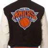 New York Knicks Letterman Jacket Back
