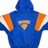 New York Knicks Vintage Starter Blue and Orange Jacket Back