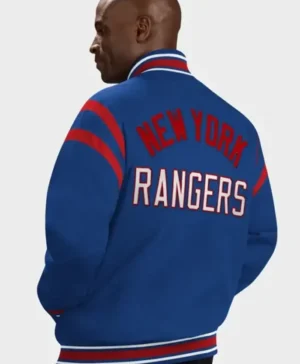 New York Rangers NHL Wool Varsity Jacket