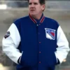 New York Rangers Stadium Series 2024 Blue Varsity Bomber Jacket