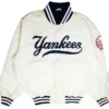 New York Yankees 90s Varsity White Jacket