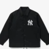New York Yankees Black Coach Cotton Jacket