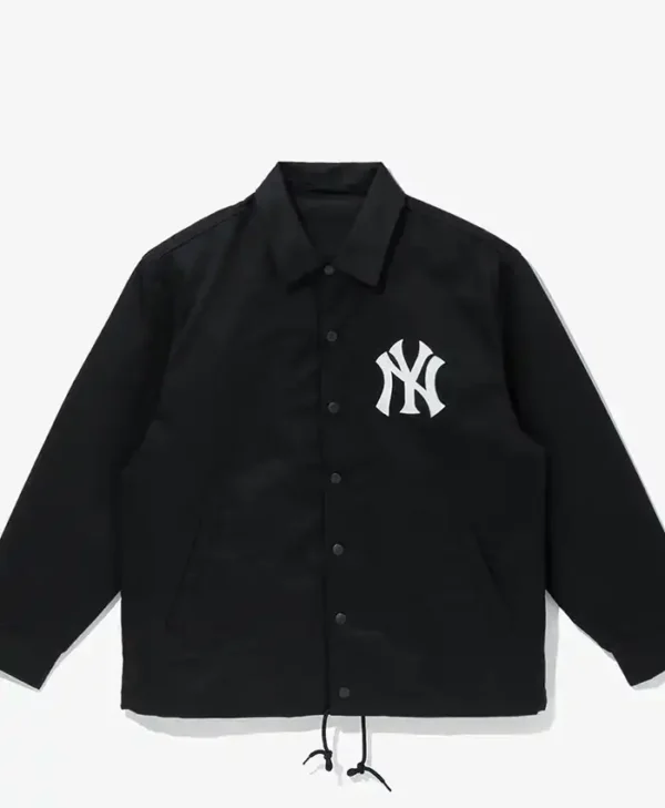 New York Yankees Black Coach Cotton Jacket