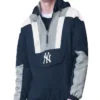 New York Yankees Half Zip Vintage Hoodie