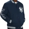 New York Yankees Letterman Navy Blue Jacket