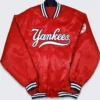 New York Yankees Mens Starter Red Varsity Jacket
