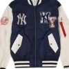 New York Yankees Navy Blue Bomber Jacket