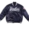 New York Yankees Navy Blue Embroidery Logos Jacket