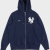 New York Yankees Zip Up Navy Blue Jacket
