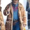 Nick Offerman The Umbrella Academy S04 Shearling Leather Coat