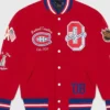 OVO Montreal Canadiens Red Varsity Jacket