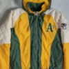Oakland Athletics 80’s Full Zipp With Hood Winter Jacket
