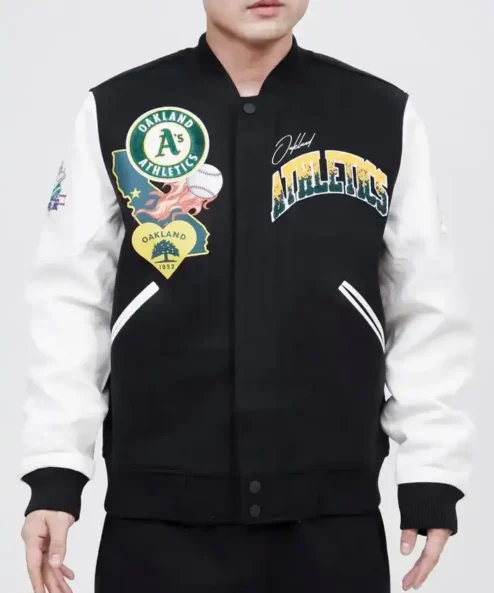 Oakland Athletics Hometown Wool Varsity Jacket