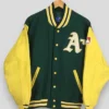 Oakland Athletics Vintage 90’s Leather Varsity Jacket