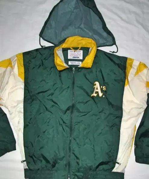 Oakland Athletics Vintage Starter Nylon Windbreaker Jacket