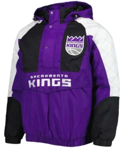 Oceane Sacramento Kings Vintage Starter Hooded Jacket