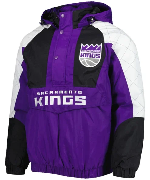 Oceane Sacramento Kings Vintage Starter Hooded Jacket