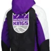 Oceane Sacramento Kings Vintage Starter Hooded Jacket Back