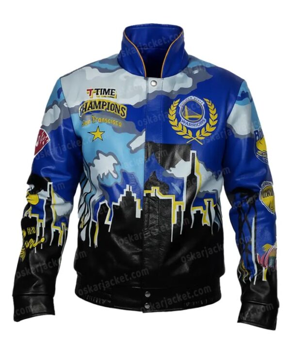 Buy Now NBA Golden State Warriors Championship Leather Jacket