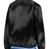 Orlando Magic Black Satin Varsity Jacket Back