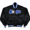 Orlando Magic Vintage Black Satin Varsity Jacket