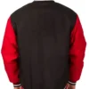 Ottawa Senators Front Hit Varsity Poly Twill Black and Red Jacket For Men and Women