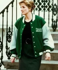 Philadelphia Eagles Princess Diana Varsity Jacket