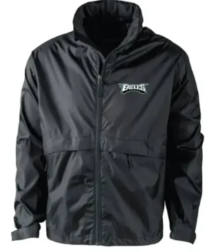 Philadelphia Eagles Reuben Black Windbreaker Jacket