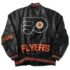 Philadelphia Flyers Leather Vintage Bomber Jacket
