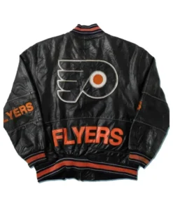 Philadelphia Flyers Leather Vintage Bomber Jacket