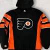 Philadelphia Flyers Vintage And Orange Anorak Jacket