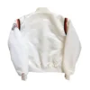 Philadelphia Flyers White Satin Varsity Jacket For Sale