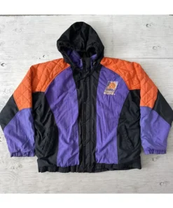 Phoenix Suns Starter Full Snap Varsity Hooded Jacket