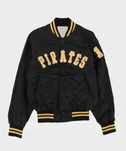 Pittsburgh Pirates Vintage Black Varsity Jacket