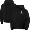 Pittsburgh Steelers Aaliyah Black Fleece Hooded Jacket