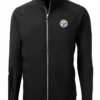 Pittsburgh Steelers Emely Black Full-Zip Jacket