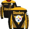 Pittsburgh Steelers Vintage Full-Zip Bomber Jacket