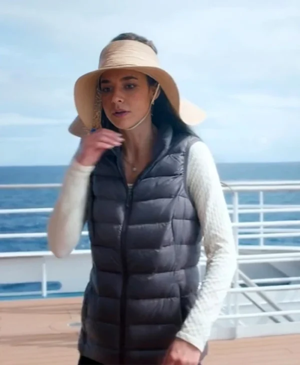 Polar Opposites Rhiannon Fish Black Puffer Vest