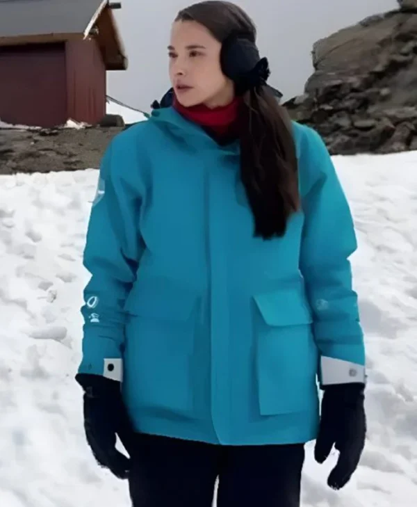 Polar Opposites Rhiannon Fish Blue Puffer Jacket