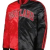 Portland Trail Blazers Red and Black Satin Jacket